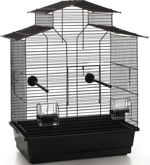 Beeztees Vogelkooi Iza 2 Pagode Zwart