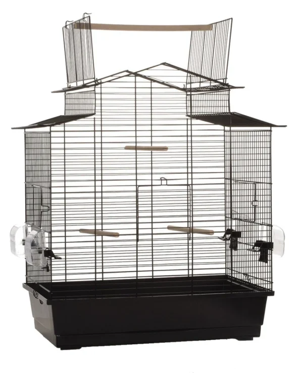 Beeztees Vogelkooi Big Iza 3 Open Zwart