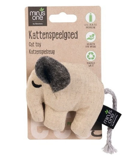 Beeztees Kattenspeelgoed Minus One Olifant Do 2 Beeztees Kattenspeelgoed Minus One Olifant Do - Afbeelding 2
