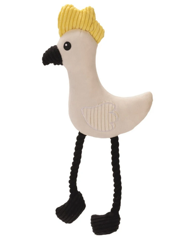 Beeztees Hondenspeelgoed Papegaai Parki Wit