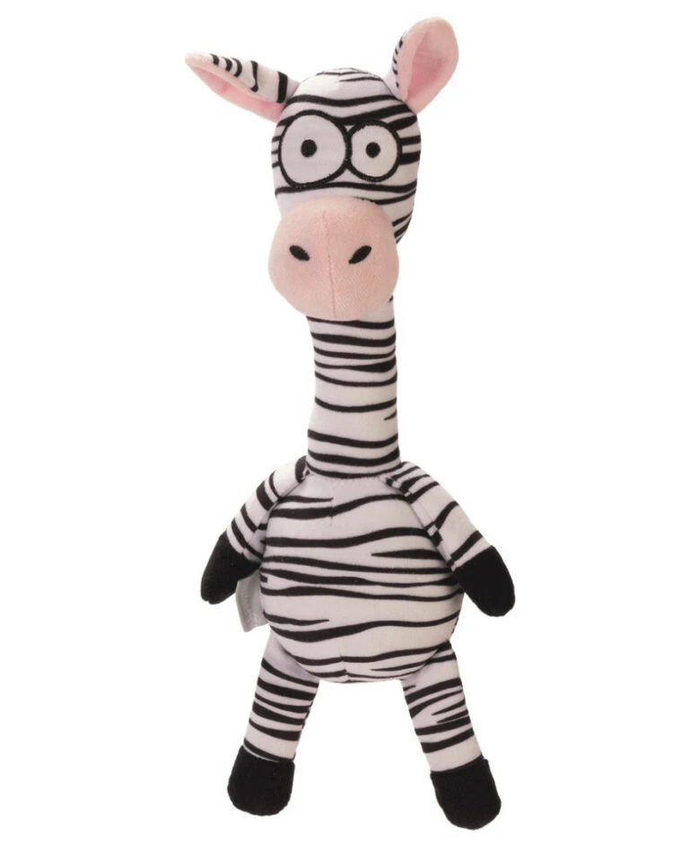 Beeztees Hondenspeelgoed Zebra Yip Zwart/Wit 33 Cm