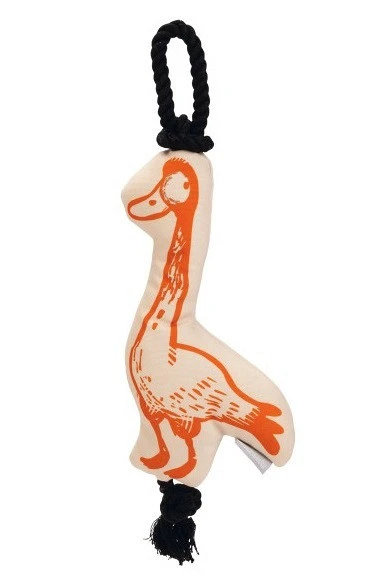 Beeztees Flossytoy Eend Zev Zwart