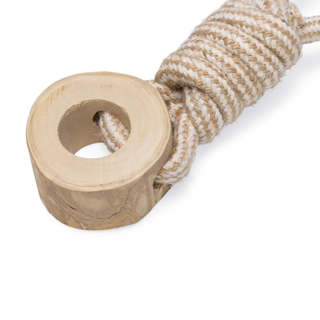 Beeztees Hondenspeelgoed Koffiehout Touw Dirk 2 Beeztees Hondenspeelgoed Koffiehout Touw Dirk - Afbeelding 2