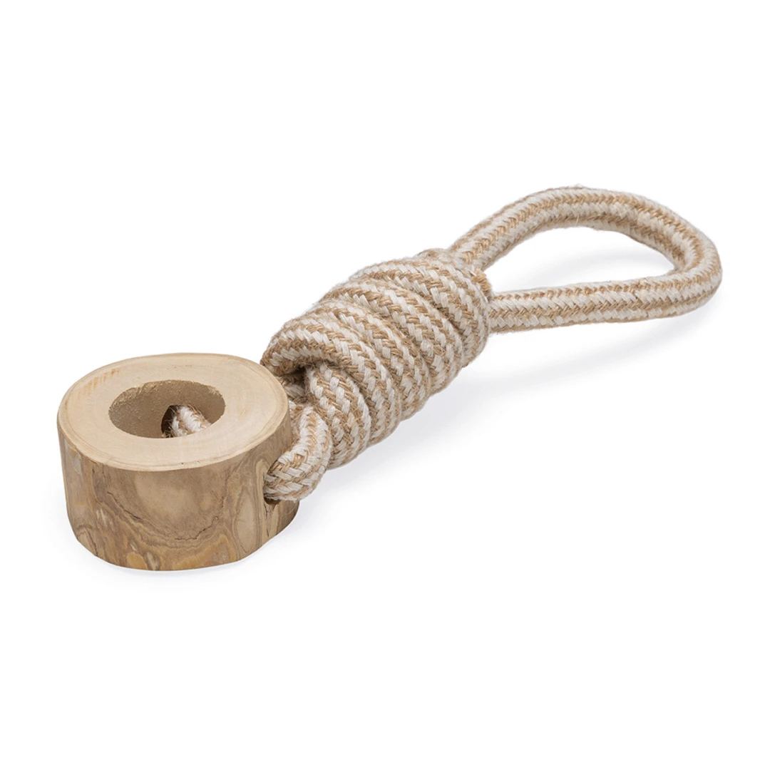 Beeztees Hondenspeelgoed Koffiehout Touw Dirk 1 Beeztees Hondenspeelgoed Koffiehout Touw Dirk