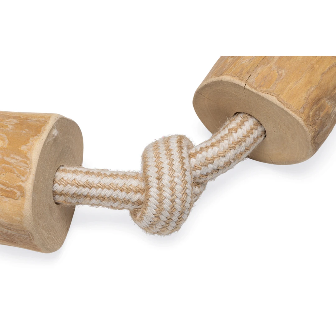 Beeztees Hondenspeelgoed Koffiehout Touw Patries 6 Beeztees Hondenspeelgoed Koffiehout Touw Patries - Afbeelding 6