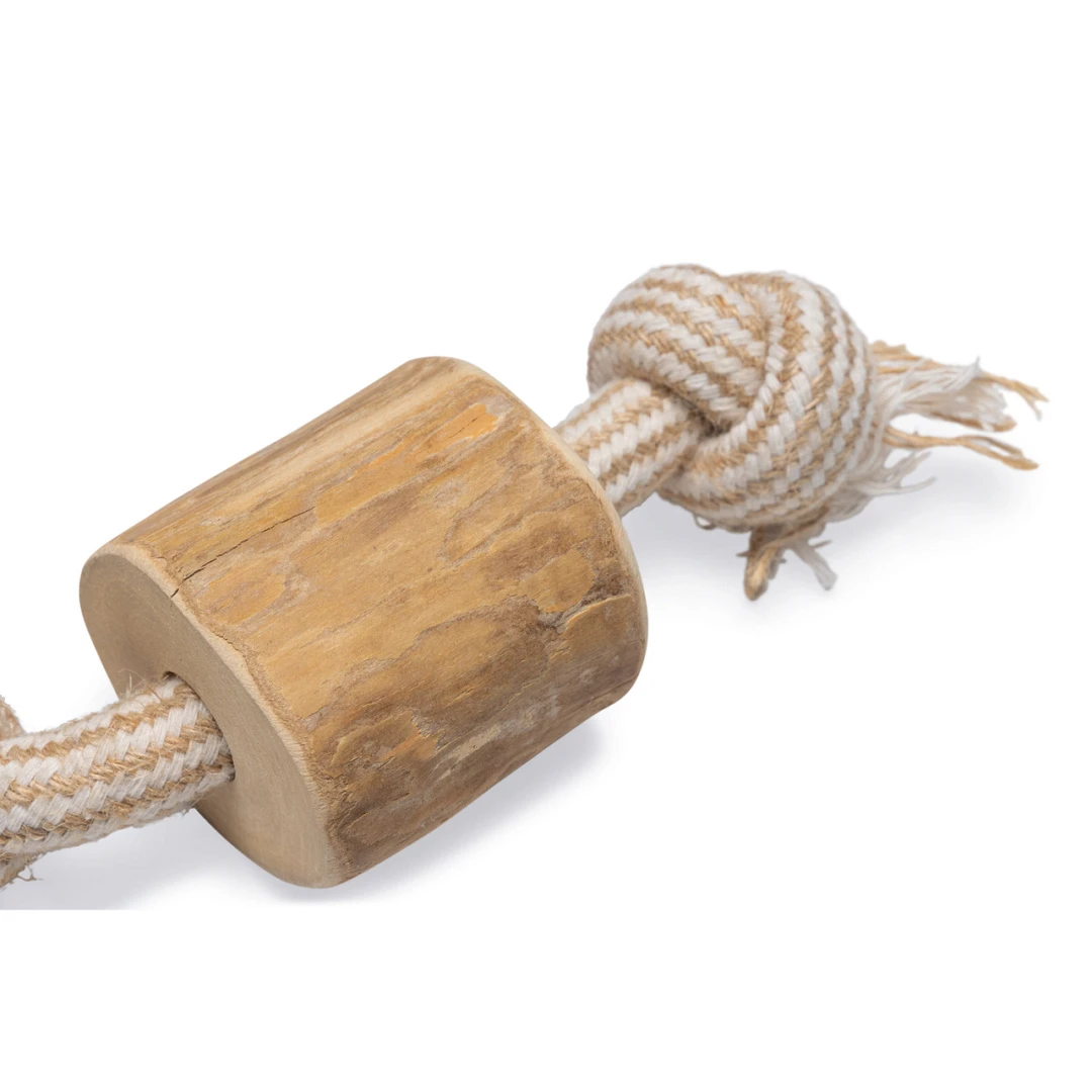 Beeztees Hondenspeelgoed Koffiehout Touw Patries 7 Beeztees Hondenspeelgoed Koffiehout Touw Patries - Afbeelding 7