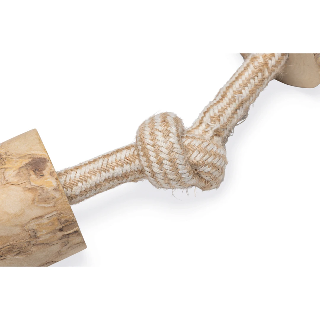 Beeztees Hondenspeelgoed Koffiehout Touw Patries 10 Beeztees Hondenspeelgoed Koffiehout Touw Patries - Afbeelding 10