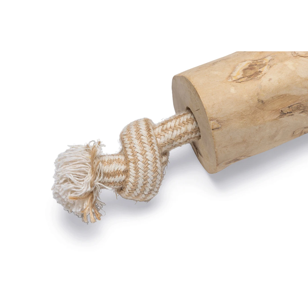 Beeztees Hondenspeelgoed Koffiehout Touw Patries 12 Beeztees Hondenspeelgoed Koffiehout Touw Patries - Afbeelding 12