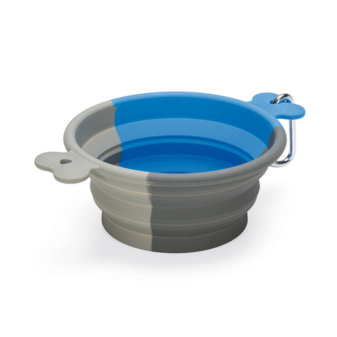 Beeztees Reis Voer- En Drinkbak Rua Blauw 750 Ml 1 Beeztees Reis Voer- En Drinkbak Rua Blauw 750 Ml