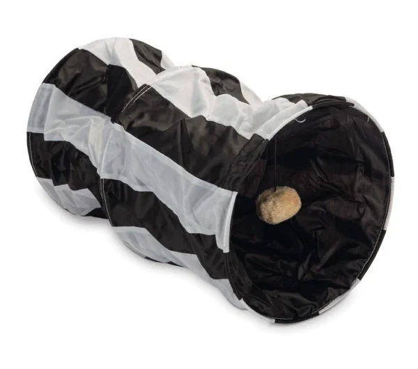 Beeztees Kattentunnel Cruzzle Zwart/wit