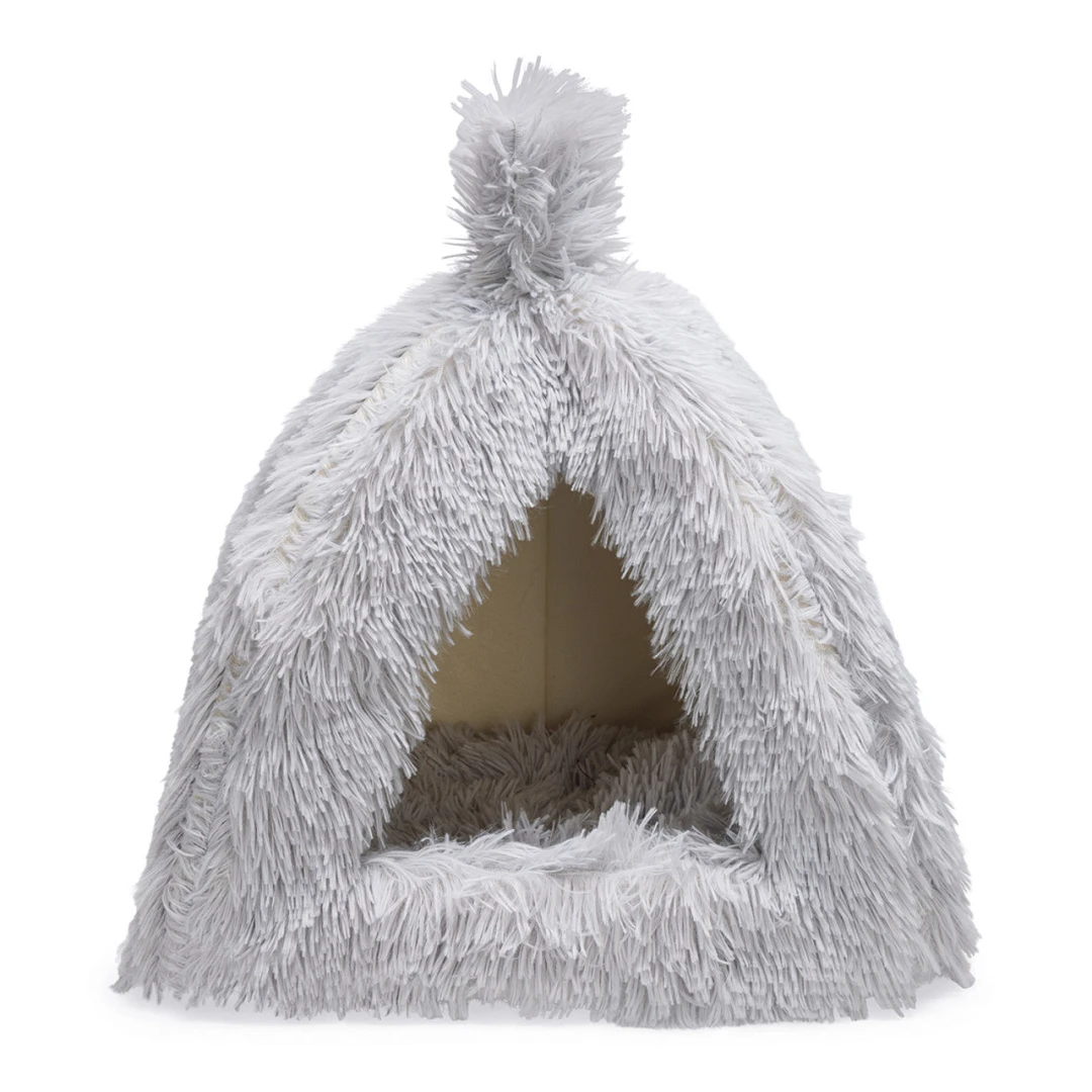 Beeztees Kitten Cave Cosmo Grijs 2 Beeztees Kitten Cave Cosmo Grijs - Afbeelding 2