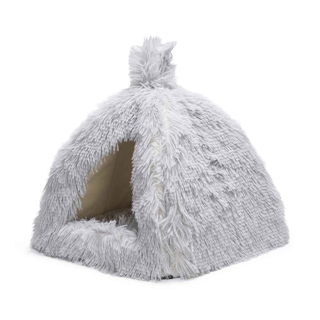 Beeztees Kitten Cave Cosmo Grijs 1 Beeztees Kitten Cave Cosmo Grijs