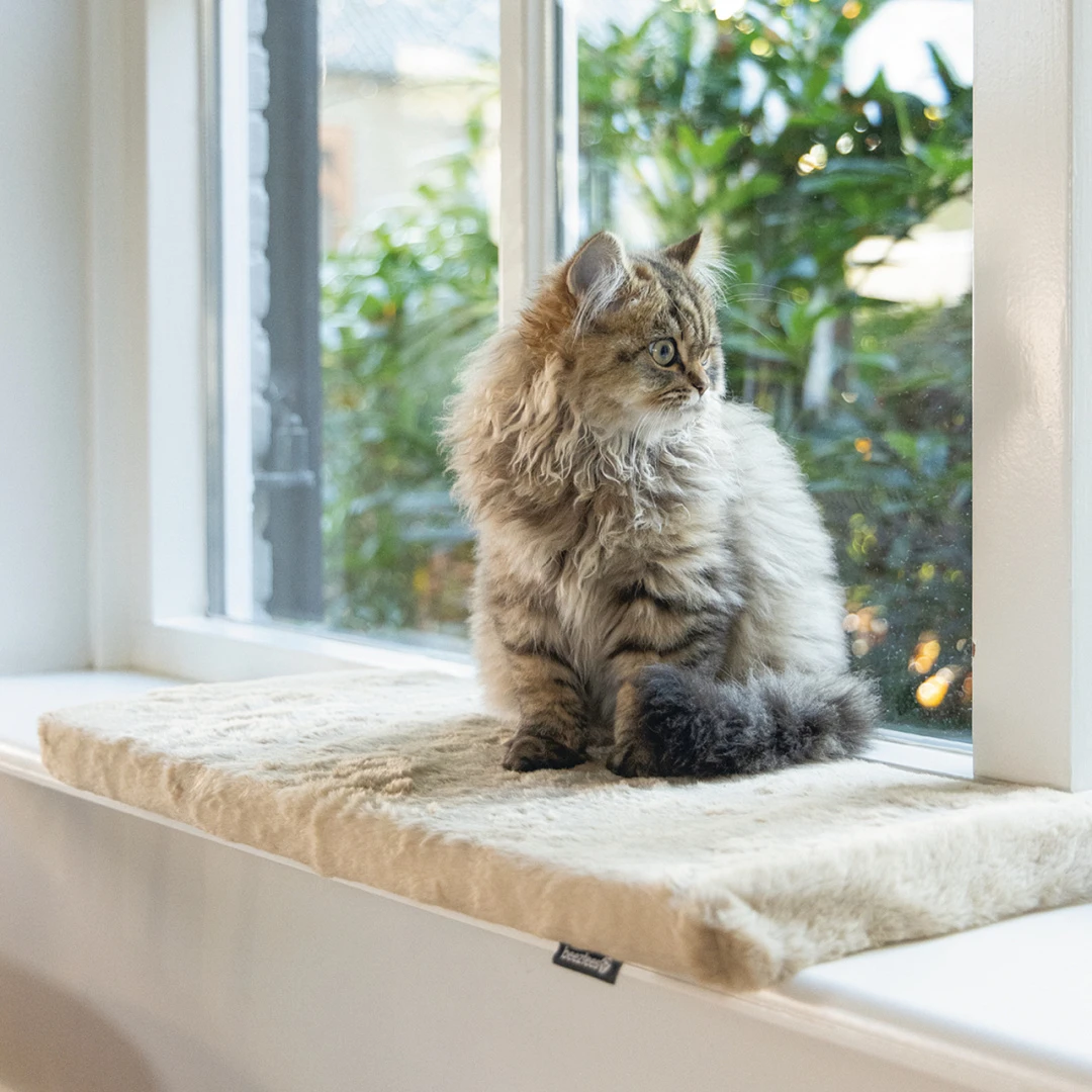 Beeztees Vensterbankmat Moza Beige 3 Beeztees Vensterbankmat Moza Beige - Afbeelding 3