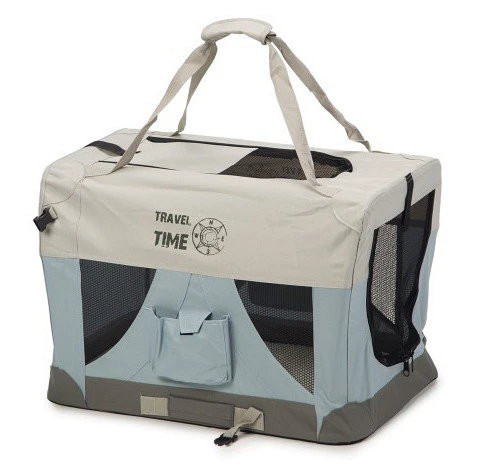 Beeztees Nylon Bench Travel Time Lichtblauw 5 Beeztees Nylon Bench Travel Time Lichtblauw - Afbeelding 5