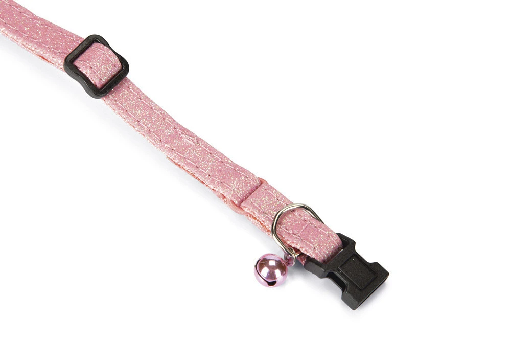 Beeztees Kattenhalsband Glitter Roze 3 Beeztees Kattenhalsband Glitter Roze - Afbeelding 3