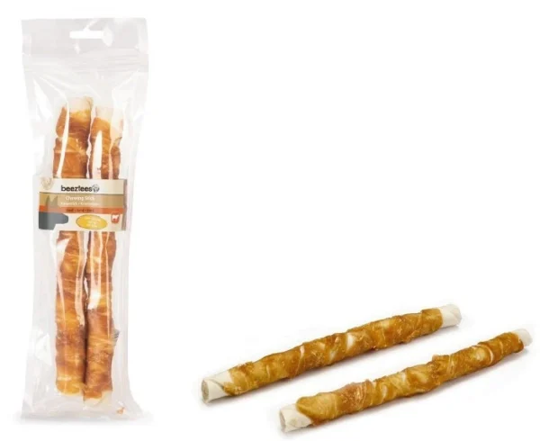 Beeztees Culinair Kauwstick Met Kip 25 Cm 2 St