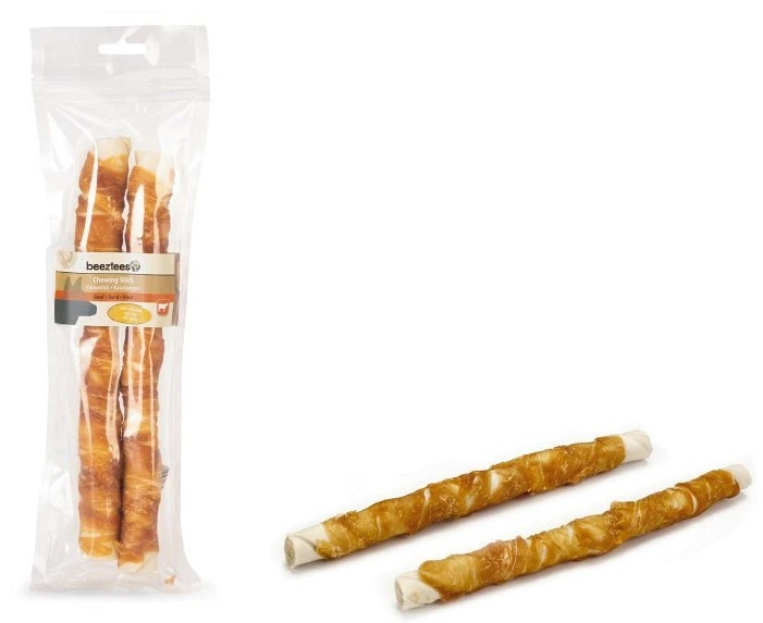 Beeztees Culinair Kauwstick Met Kip 25 Cm 2 St
