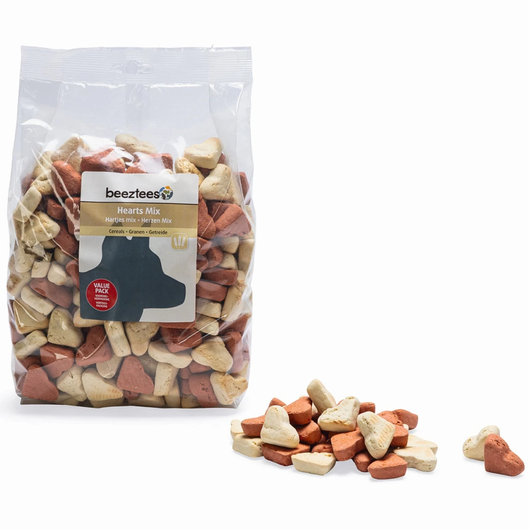 Beeztees Hartjes Mix 1400 Gr 2 Beeztees Hartjes Mix 1400 Gr - Afbeelding 2