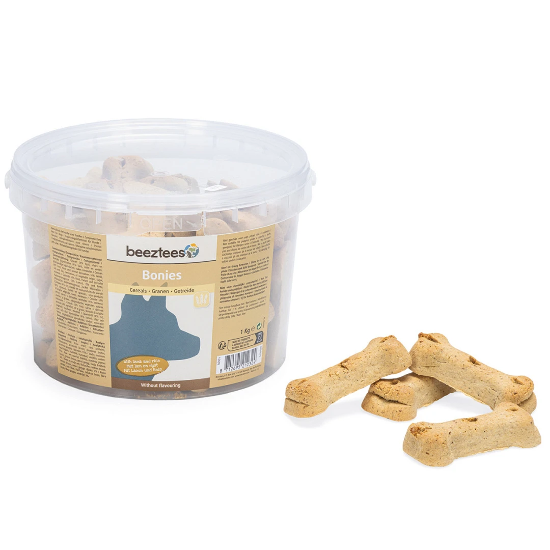 Beeztees Bonies Met Lam & Rijst 1 Kg 3 Beeztees Bonies Met Lam & Rijst 1 Kg - Afbeelding 3