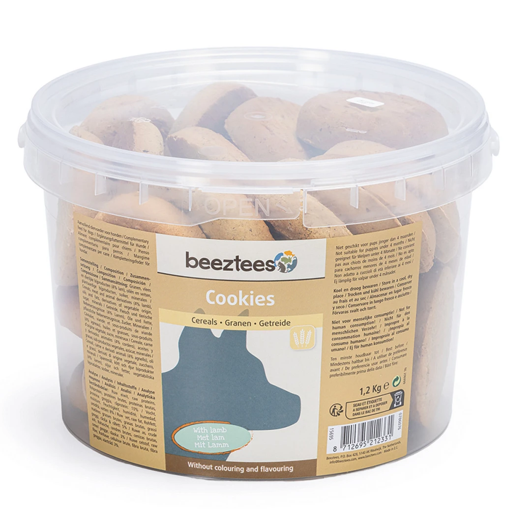 Beeztees Cookies Met Lam 1,2 Kg 1 Beeztees Cookies Met Lam 1,2 Kg