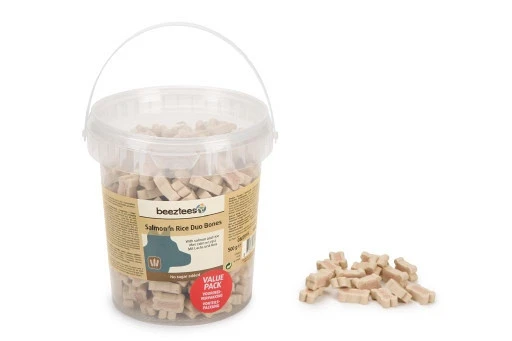 Beeztees Salmon And Rice Duo Bone 500 Gr 1 Beeztees Salmon And Rice Duo Bone 500 Gr