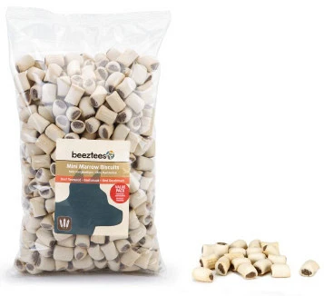 Beeztees Mini Mergkoekjes Rund 1400 Gr 1 Beeztees Mini Mergkoekjes Rund 1400 Gr