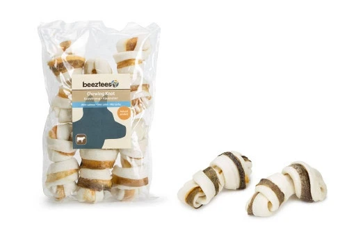 Beeztees Culinair Kauwknoop Met Zalm 8 Cm 6 St