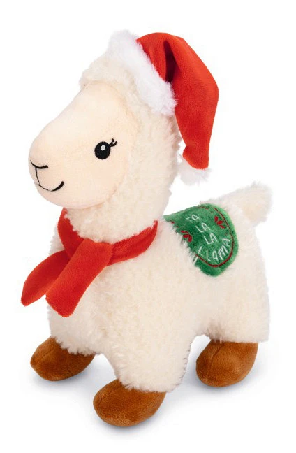 Beeztees Hondenspeelgoed Kerst Lama Wit 2 Beeztees Hondenspeelgoed Kerst Lama Wit - Afbeelding 2